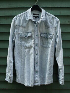 Denim Pearl Snap Shirt